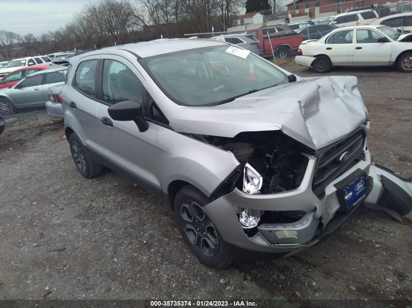 2021 FORD ECOSPORT S VIN: MAJ3S2FE6MC403321