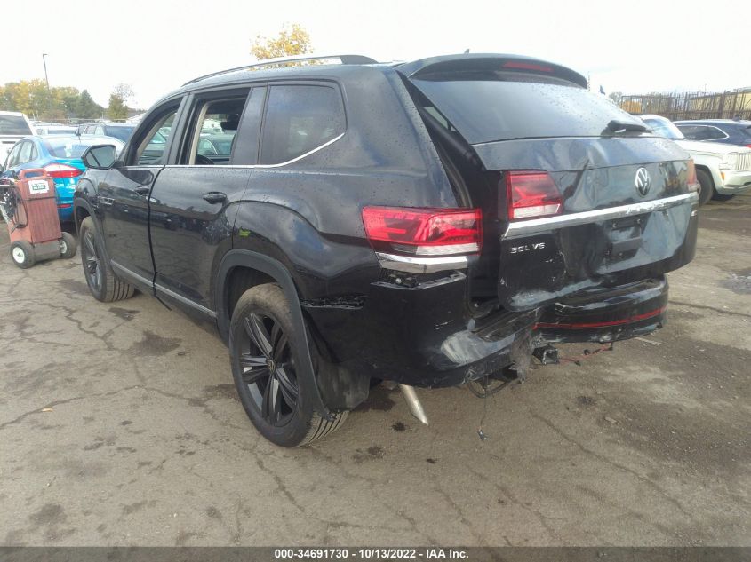 2022 VOLKSWAGEN ATLAS 3.6L V6 SEL R-LINE VIN: 1V2AR2CAXNC513674