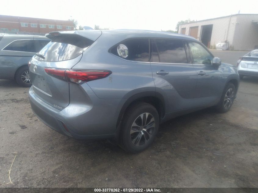 2020 TOYOTA HIGHLANDER XLE VIN: 5TDHZRBH0LS024106
