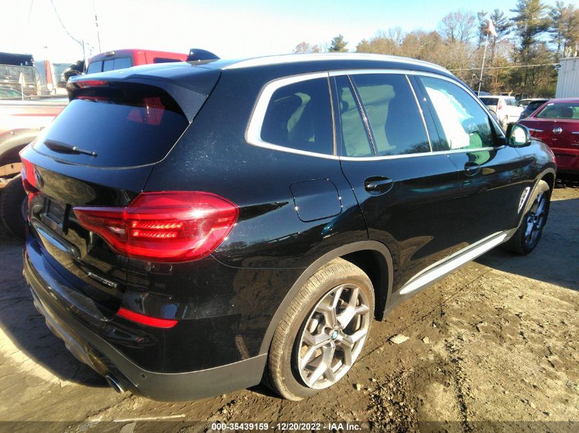 2021 BMW X3 XDRIVE30I VIN: 5UXTY5C03M9E76843