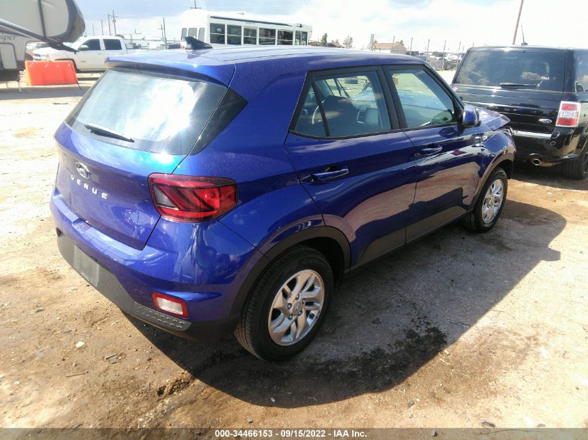 2022 HYUNDAI VENUE SE VIN: KMHRB8A37NU163376