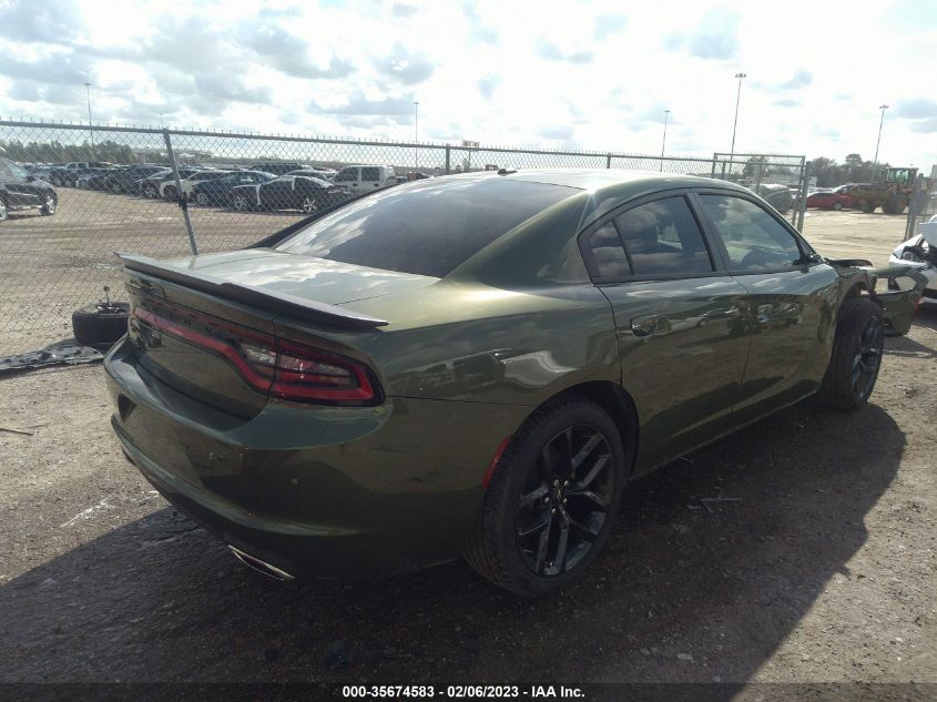 2022 DODGE CHARGER SXT VIN: 2C3CDXBG0NH186411