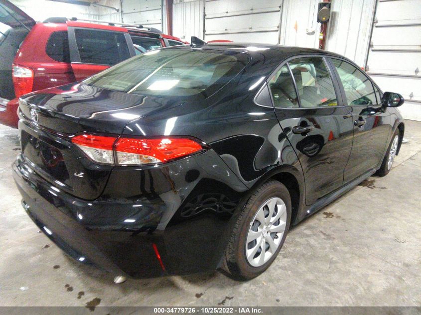 2022 TOYOTA COROLLA LE VIN: JTDEPMAE1NJ210501