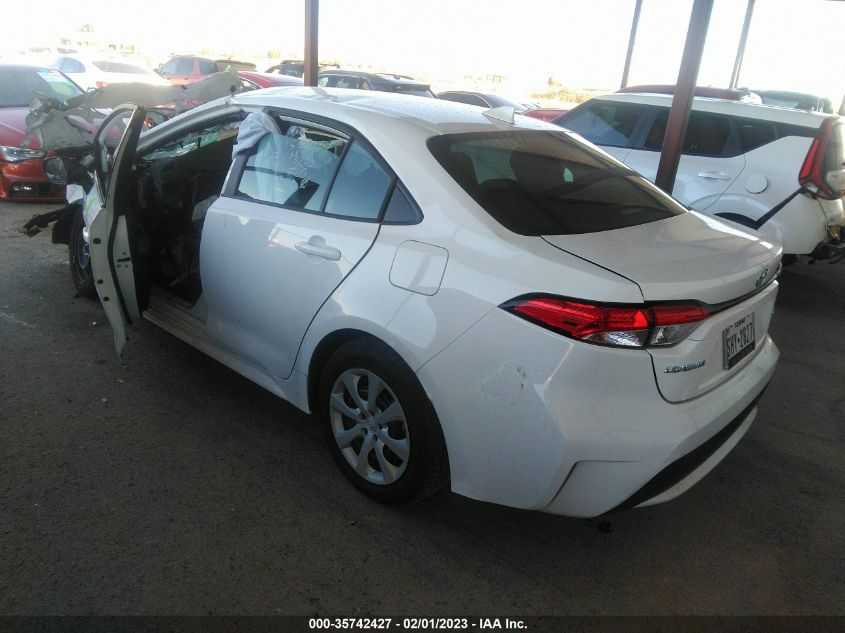 2022 TOYOTA COROLLA LE VIN: 5YFEPMAE9NP383873