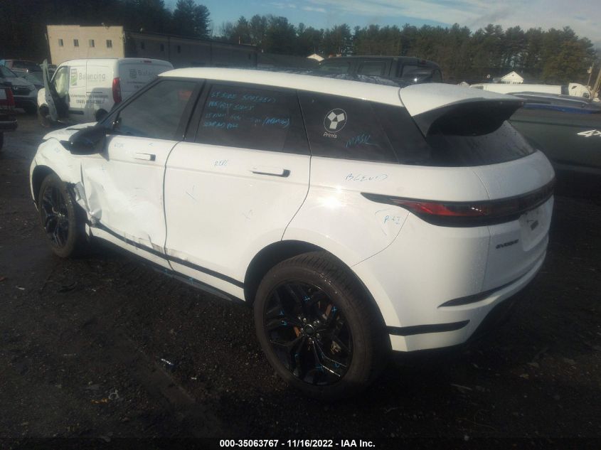 2021 LAND ROVER RANGE ROVER EVOQUE R-DYNAMIC S VIN: SALZT2FX0MH153511