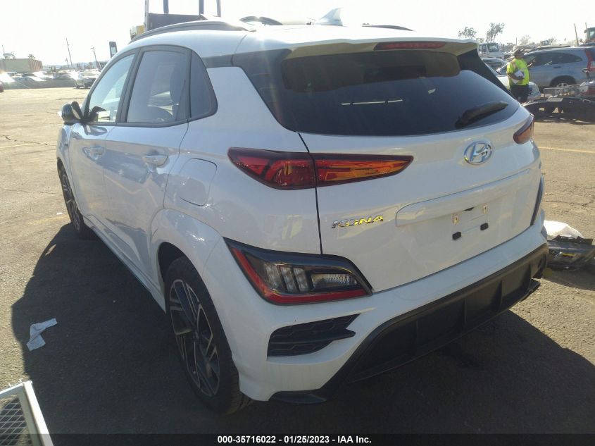 2022 HYUNDAI KONA N LINE VIN: KM8K33A39NU829526
