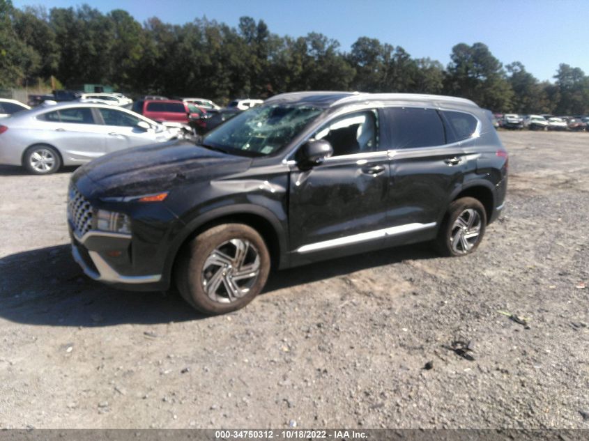 2021 HYUNDAI SANTA FE SEL VIN: 5NMS2DAJ6MH369209