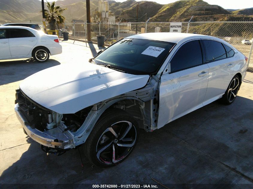 2022 HONDA ACCORD SEDAN SPORT SE VIN: 1HGCV1F45NA041516