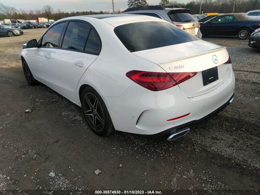 2022 MERCEDES-BENZ C-CLASS C 300 VIN: W1KAF4HB1NR048647
