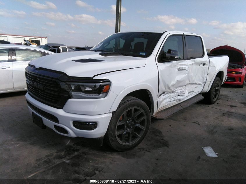 2022 RAM 1500 LARAMIE VIN: 1C6SRFJT2NN192114