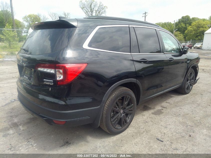 2021 HONDA PILOT SPECIAL EDITION VIN: 5FNYF6H27MB069561