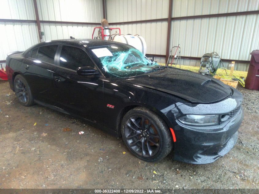 2022 DODGE CHARGER SCAT PACK VIN: 2C3CDXGJ7NH217173