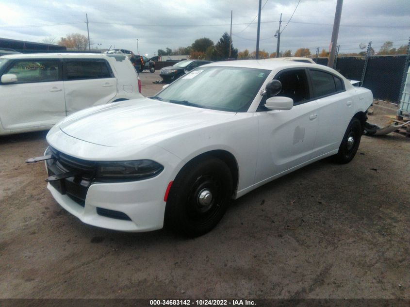 2021 DODGE CHARGER POLICE VIN: 2C3CDXKG6MH570594