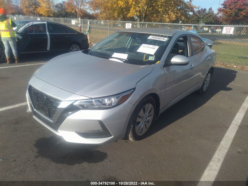 2022 NISSAN SENTRA S VIN: 3N1AB8BV0NY225573