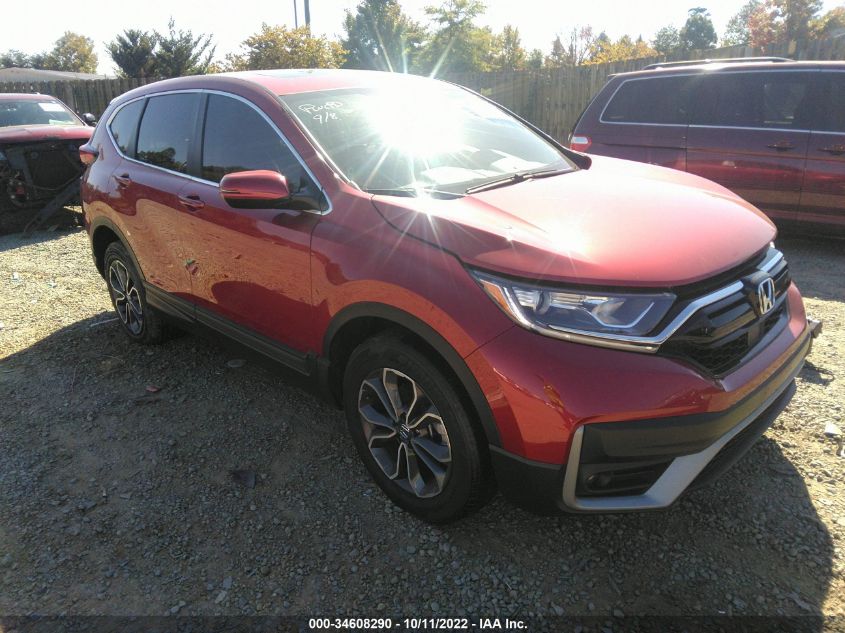 2022 HONDA CR-V EX-L VIN: 2HKRW2H81NH605604