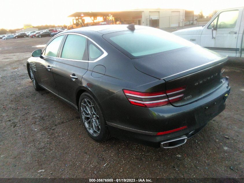 2022 GENESIS G80 2.5T VIN: KMTGB4SC1NU139563