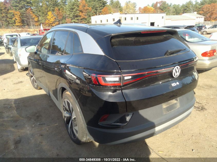2021 VOLKSWAGEN ID.4 PRO S VIN: WVGKMPE24MP034306