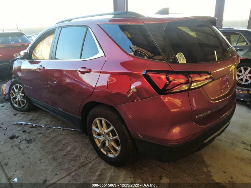 2022 CHEVROLET EQUINOX LT VIN: 3GNAXUEV7NL199531