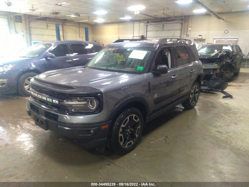 2021 FORD BRONCO SPORT OUTER BANKS VIN: 3FMCR9C69MRA38397