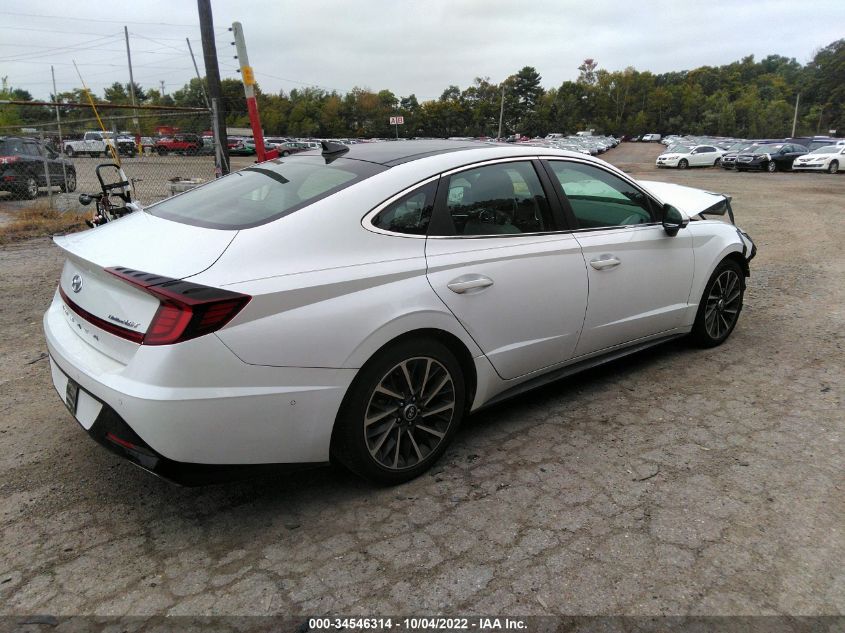 2020 HYUNDAI SONATA LIMITED VIN: 5NPEH4J25LH048560