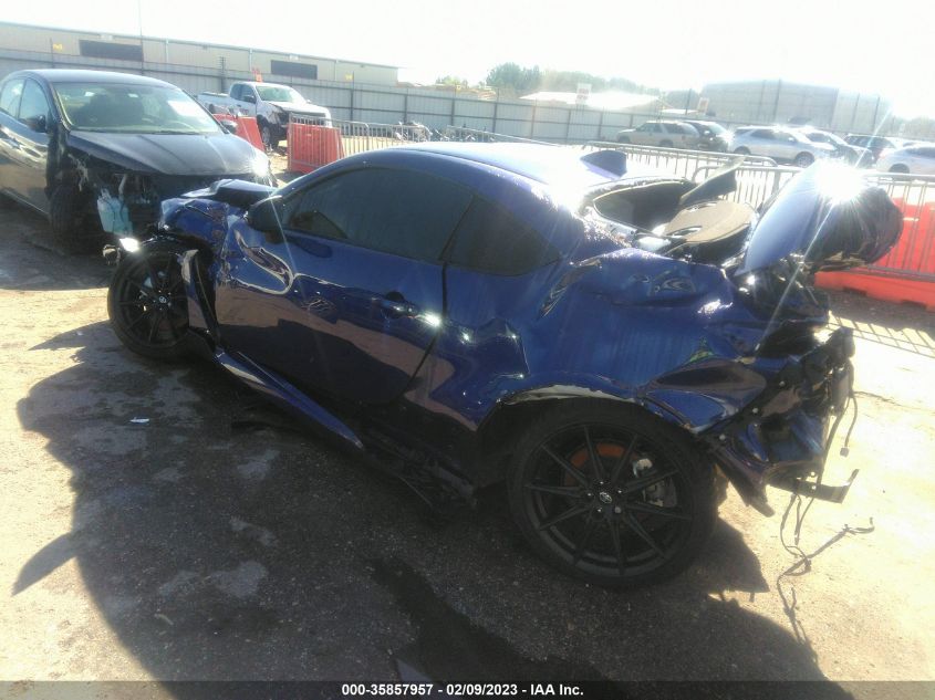 2022 TOYOTA GR86 PREMIUM VIN: JF1ZNBF15N8755583