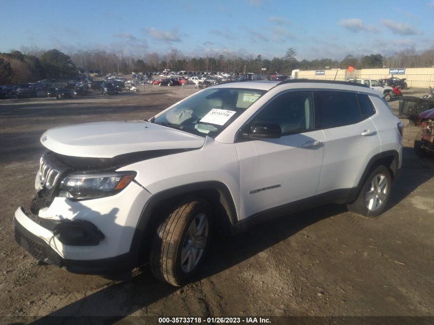 2022 JEEP COMPASS LATITUDE VIN: 3C4NJDBB5NT148387