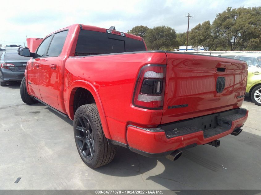 2022 RAM 1500 LARAMIE VIN: 1C6SRFJT9NN175813