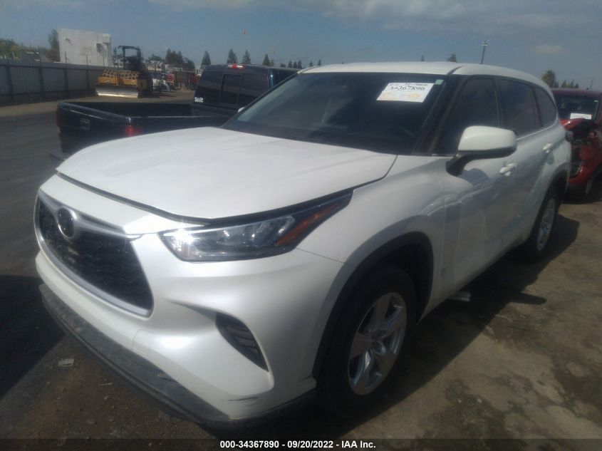 2020 TOYOTA HIGHLANDER L VIN: 5TDCZRAH2LS012759