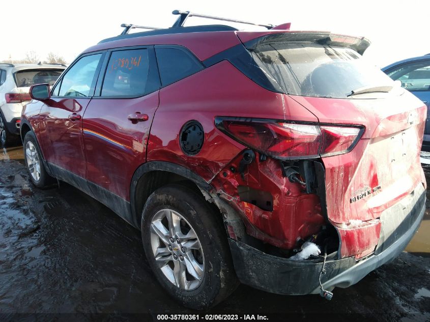 2022 CHEVROLET BLAZER LT VIN: 3GNKBJRS4NS158927