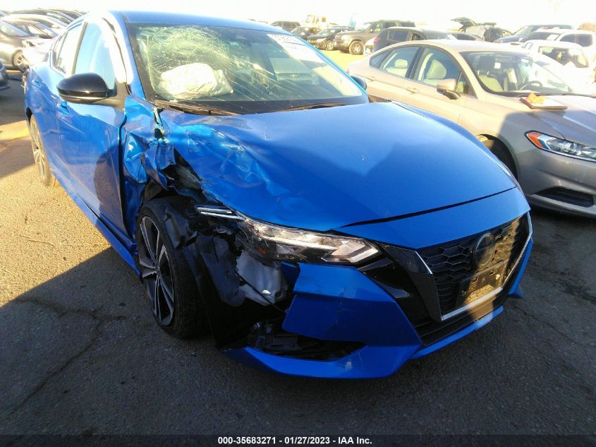 2021 NISSAN SENTRA SR VIN: 3N1AB8DV8MY252600