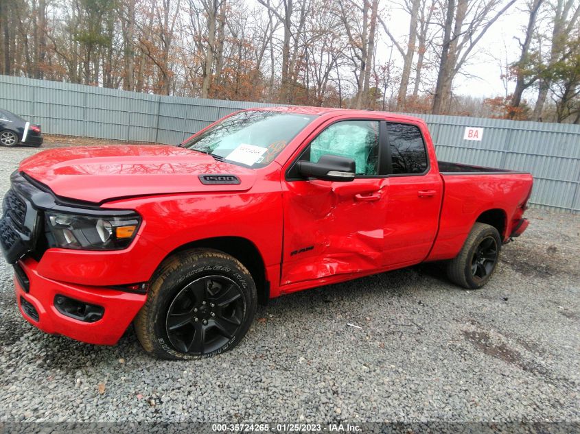 2022 RAM 1500 BIG HORN VIN: 1C6SRFBT9NN129946