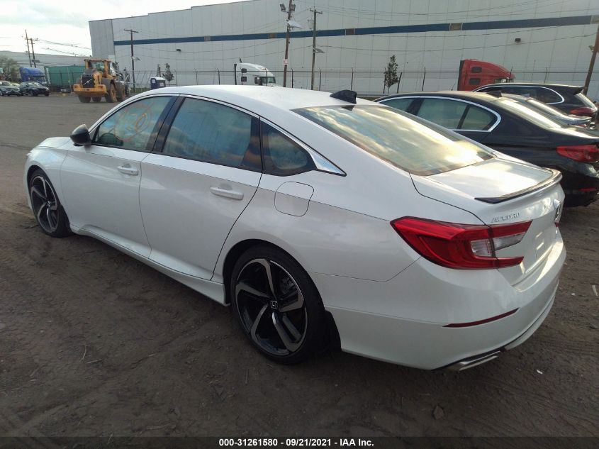 2021 HONDA ACCORD SEDAN SPORT SE VIN: 1HGCV1F46MA003825