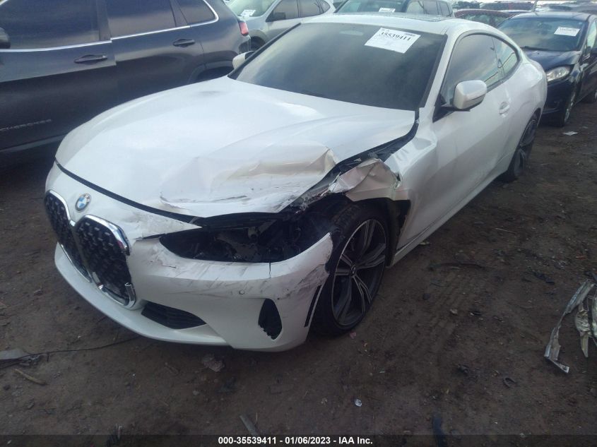 2021 BMW 4 SERIES 430I VIN: WBA53AP02MCG09393