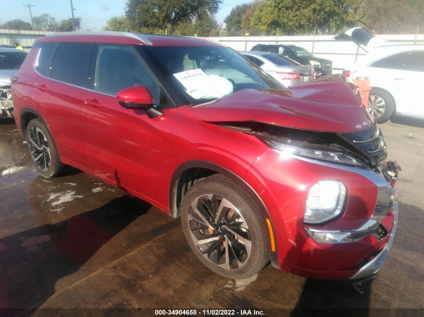 2022 MITSUBISHI OUTLANDER SEL VIN: JA4J3VA87NZ016237