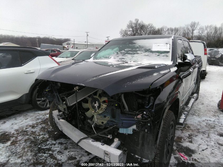 2022 TOYOTA TUNDRA 4WD 1794 EDITION HYBRID VIN: 5TFMC5DB7NX007401