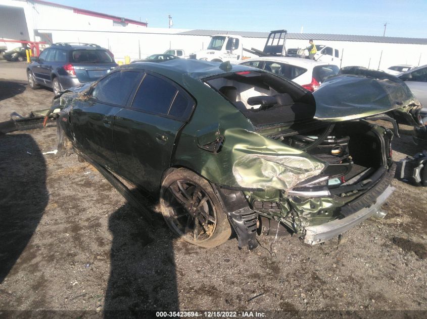 2021 DODGE CHARGER SCAT PACK VIN: 2C3CDXGJ3MH576874