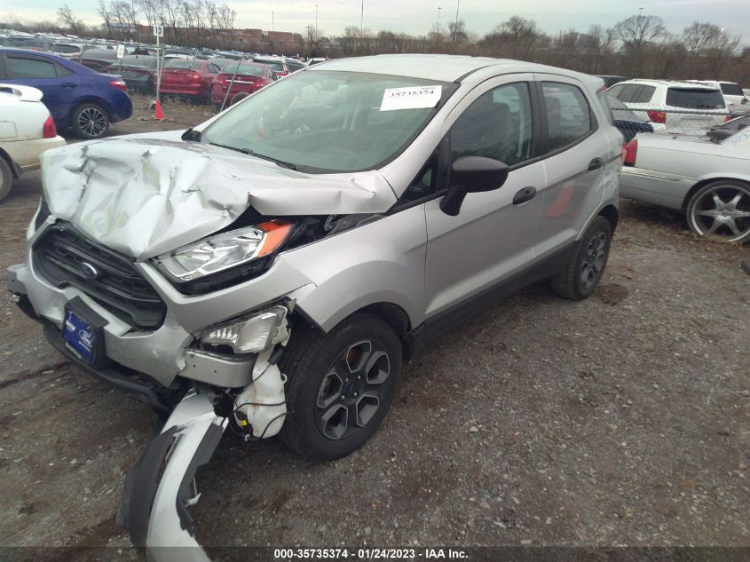 2021 FORD ECOSPORT S VIN: MAJ3S2FE6MC403321