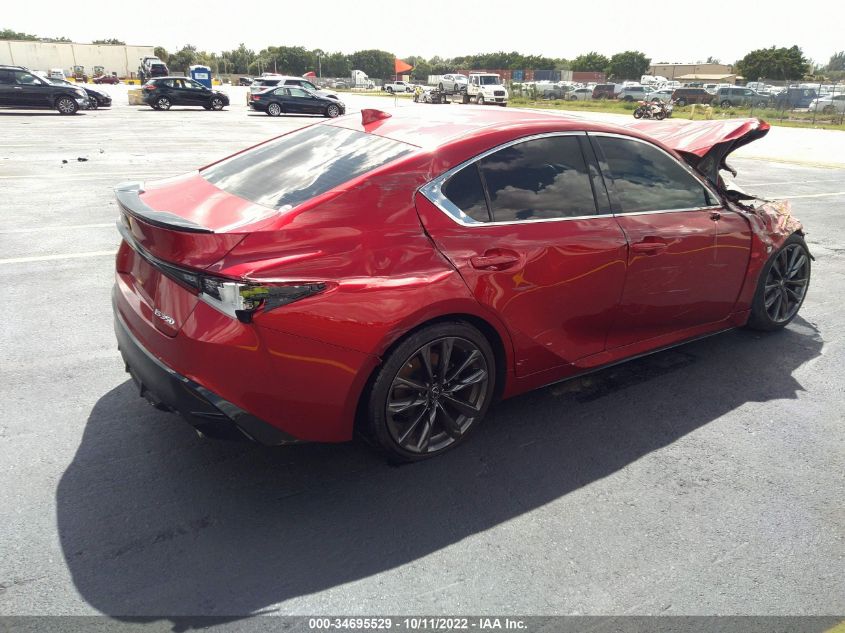 2021 LEXUS IS IS 350 F SPORT VIN: JTHGZ1B26M5037876