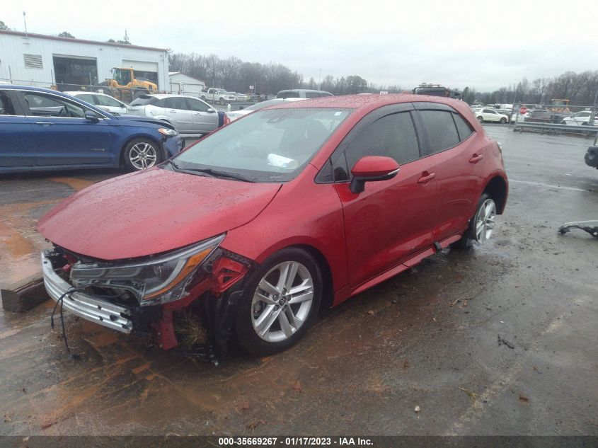2021 TOYOTA COROLLA HATCHBACK SE/XSE VIN: JTNB4MBE2M3138815