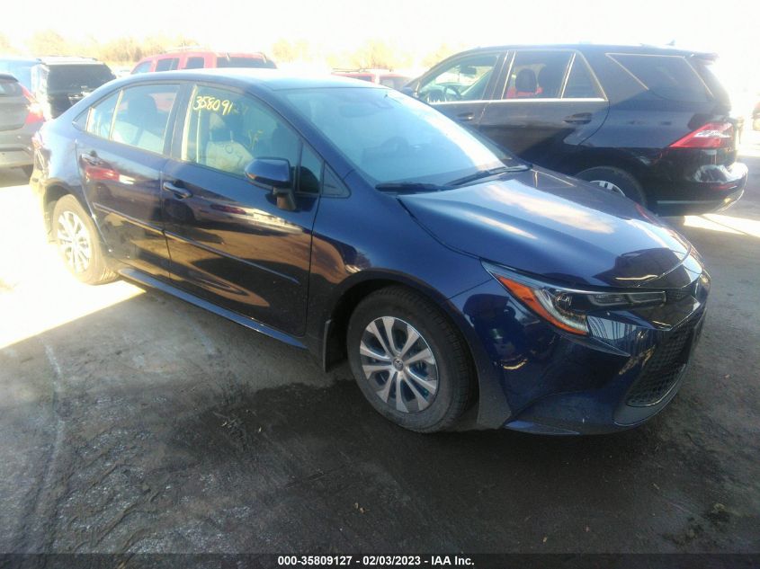 2022 TOYOTA COROLLA HYBRID LE VIN: JTDEAMDE1NJ055316