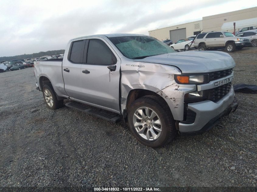 2021 CHEVROLET SILVERADO 1500 CUSTOM VIN: 1GCRYBEK4MZ236884