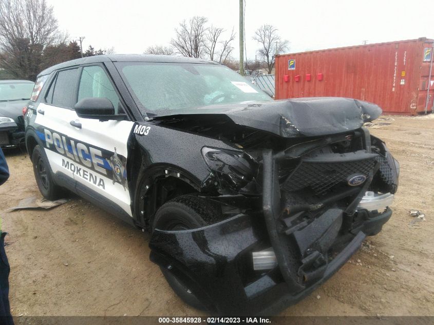 2022 FORD POLICE INTERCEPTOR VIN: 1FM5K8AB3NGA57060