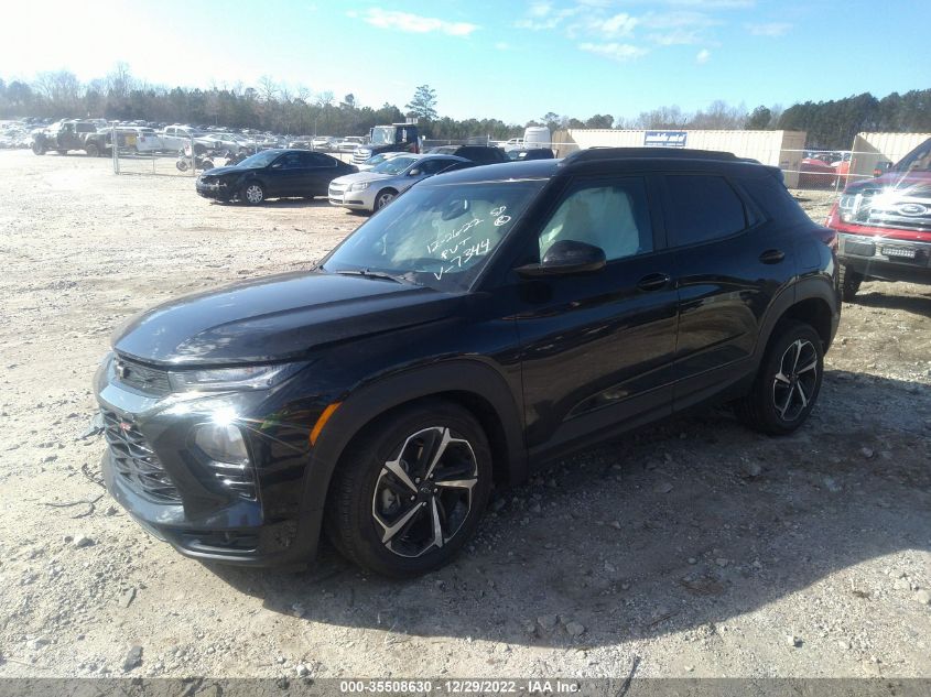 2022 CHEVROLET TRAILBLAZER RS VIN: KL79MTSL1NB147344