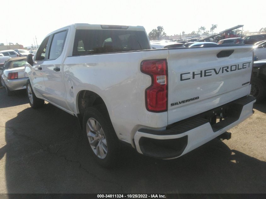 2021 CHEVROLET SILVERADO 1500 CUSTOM VIN: 3GCPWBEK0MG383331