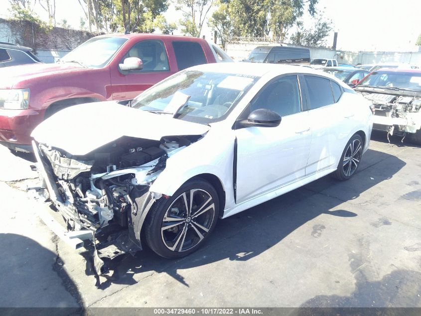 2022 NISSAN SENTRA SR VIN: 3N1AB8DV1NY227152