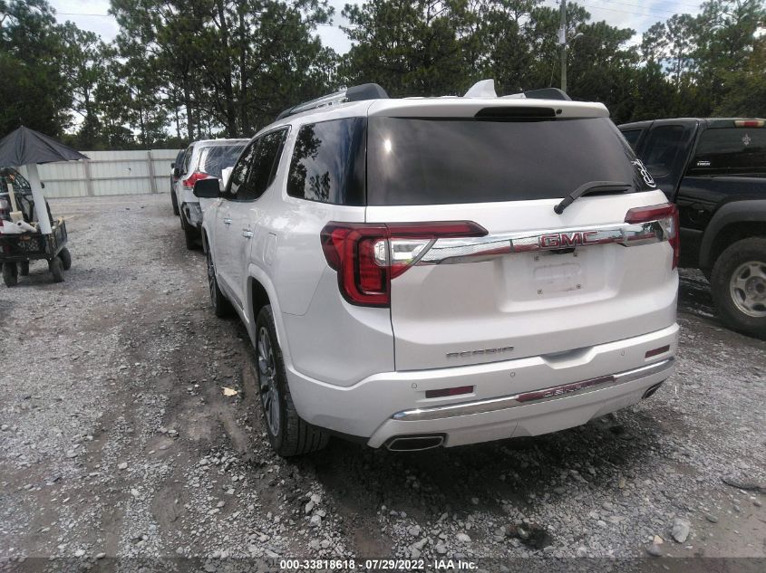 2021 GMC ACADIA DENALI VIN: 1GKKNPLS5MZ143130