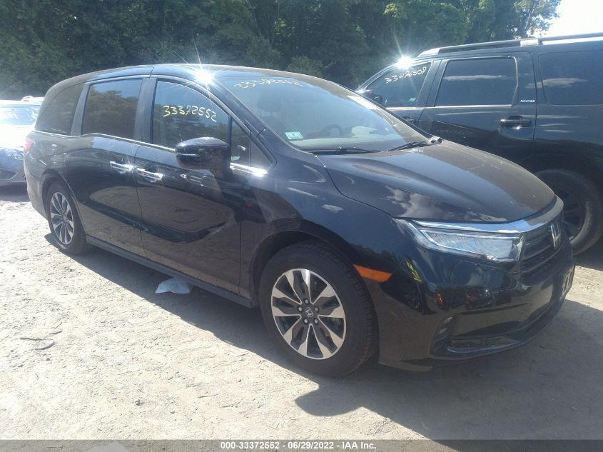 2021 HONDA ODYSSEY EX-L VIN: 5FNRL6H74MB027261