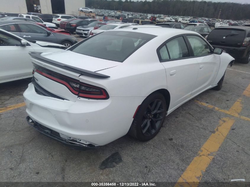 2022 DODGE CHARGER SXT VIN: 2C3CDXBG5NH225459