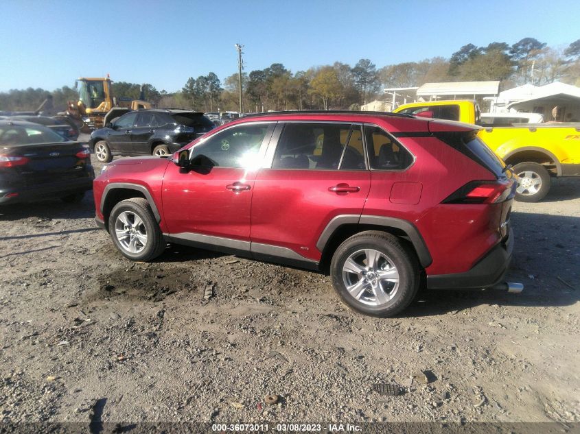 2022 TOYOTA RAV4 HYBRID XLE VIN: JTMRWRFV2ND566755