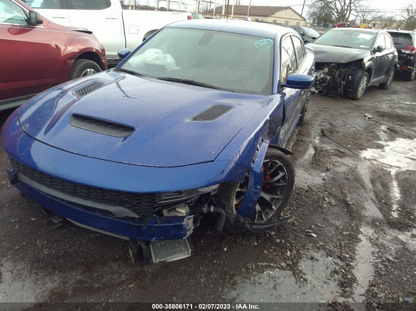 2022 DODGE CHARGER SRT HELLCAT WIDEBODY VIN: 2C3CDXL9XNH113899